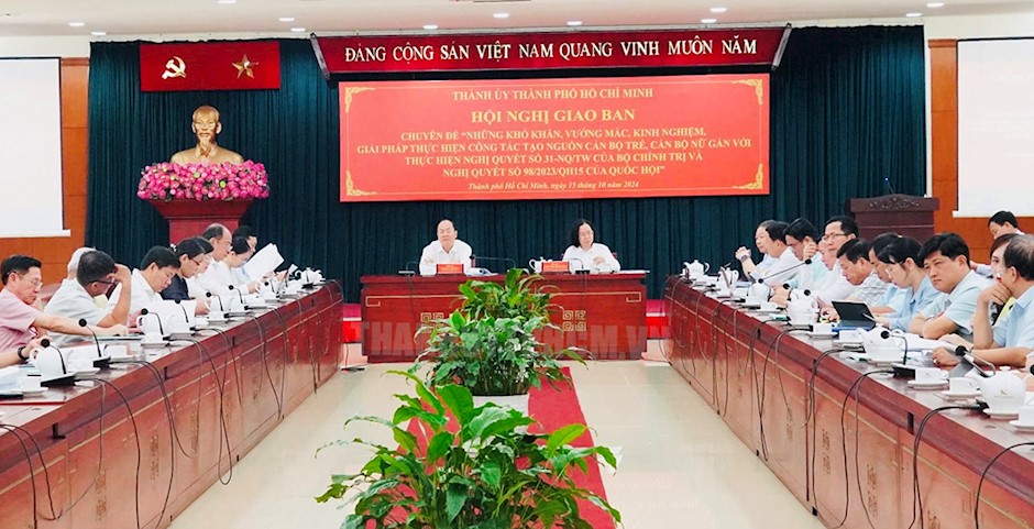 TP Hồ Chí Minh Quan tâm công tác quy hoạch cán bộ trẻ, cán bộ nữ
