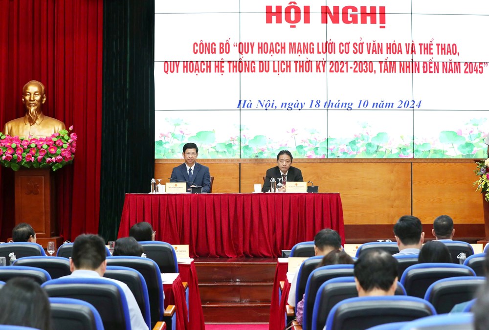 Công bố quy hoạch về mạng lưới cơ sở văn hóa, thể thao và hệ thống du lịch