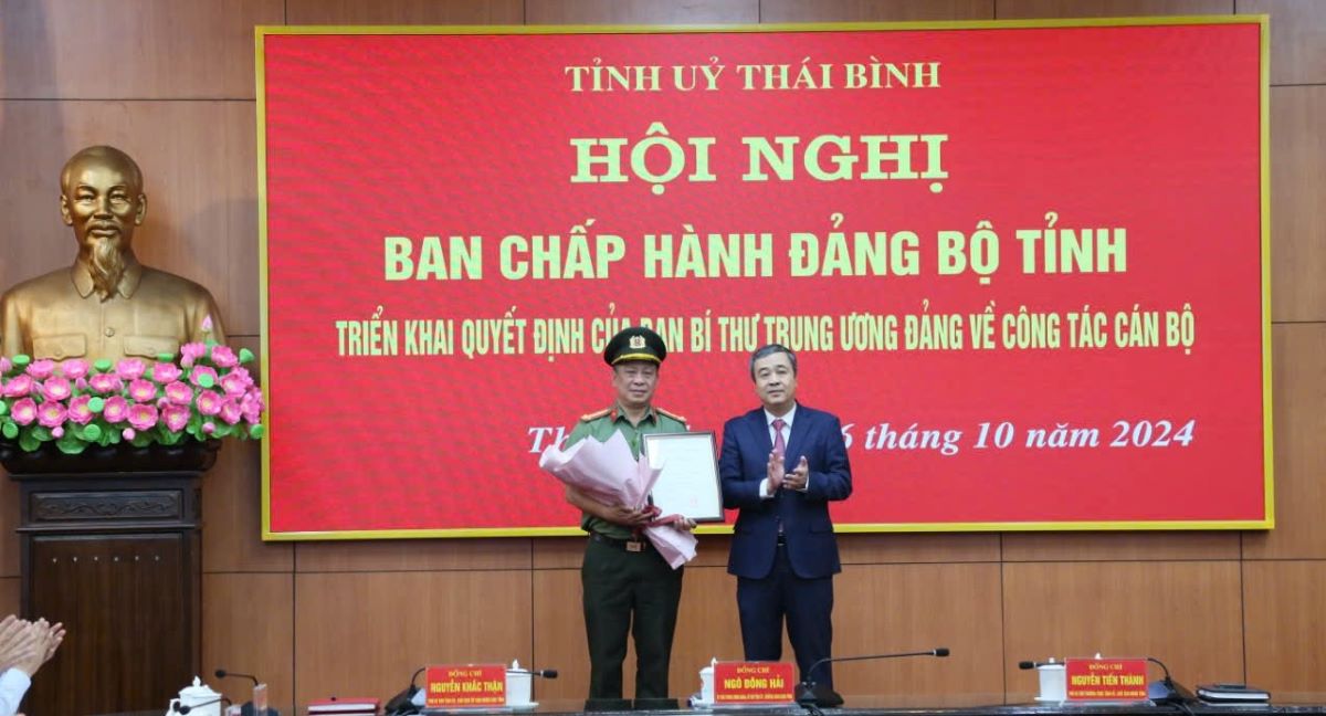 Đại tá Trần Xuân Ánh tham gia Ban Thường vụ Tỉnh ủy Thái Bình