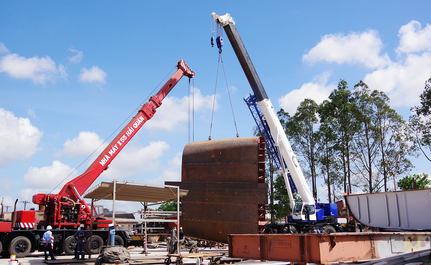 Nhà máy X55 Nâng cao năng lực đóng mới, sửa chữa tàu thuyền