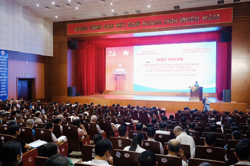 Hải Phòng Nâng cao hiệu quả công tác phổ biến, giáo dục pháp luật gắn với vận động quần chúng Nhân dân