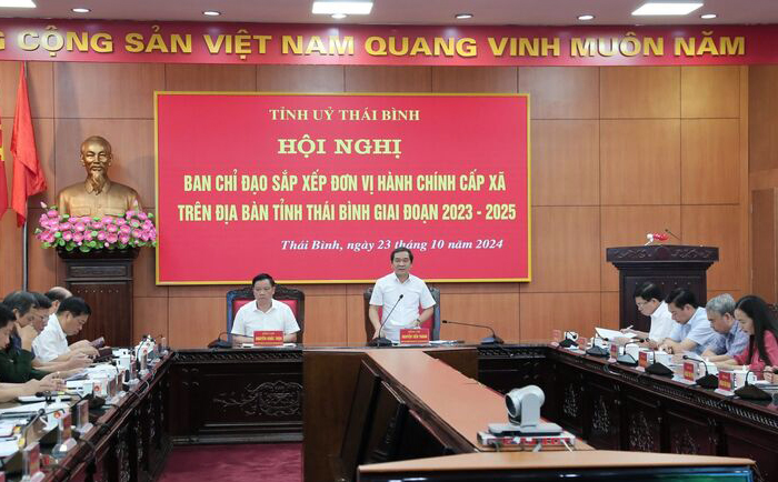 Thái Bình sắp xếp lại các đơn vị hành chính cấp xã