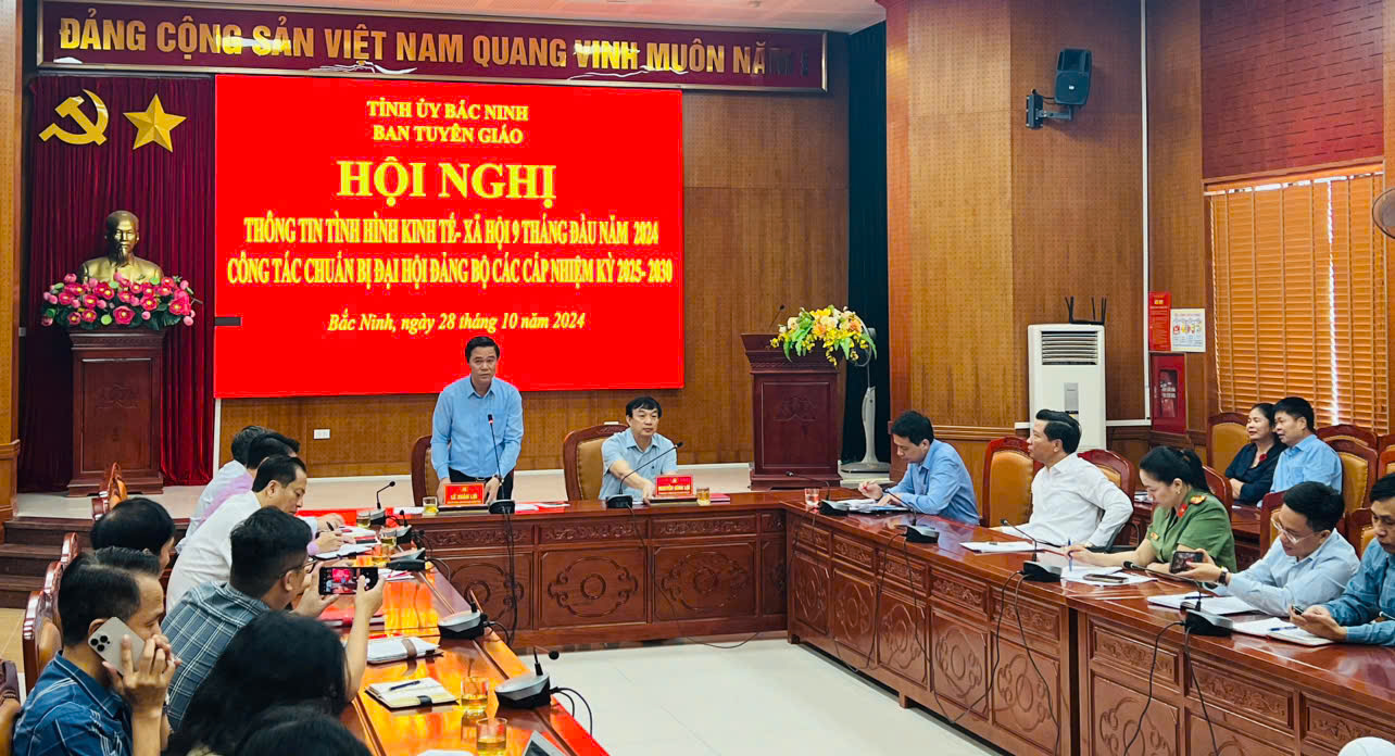 Đại hội đại biểu Đảng bộ tỉnh Bắc Ninh lần thứ XXI dự kiến diễn ra tháng 9 2025