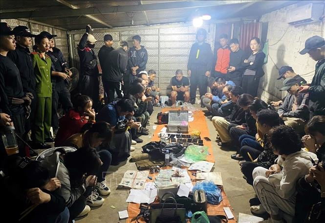 Phá sới bạc có lối vào bằng đường hầm tại Lạng Sơn