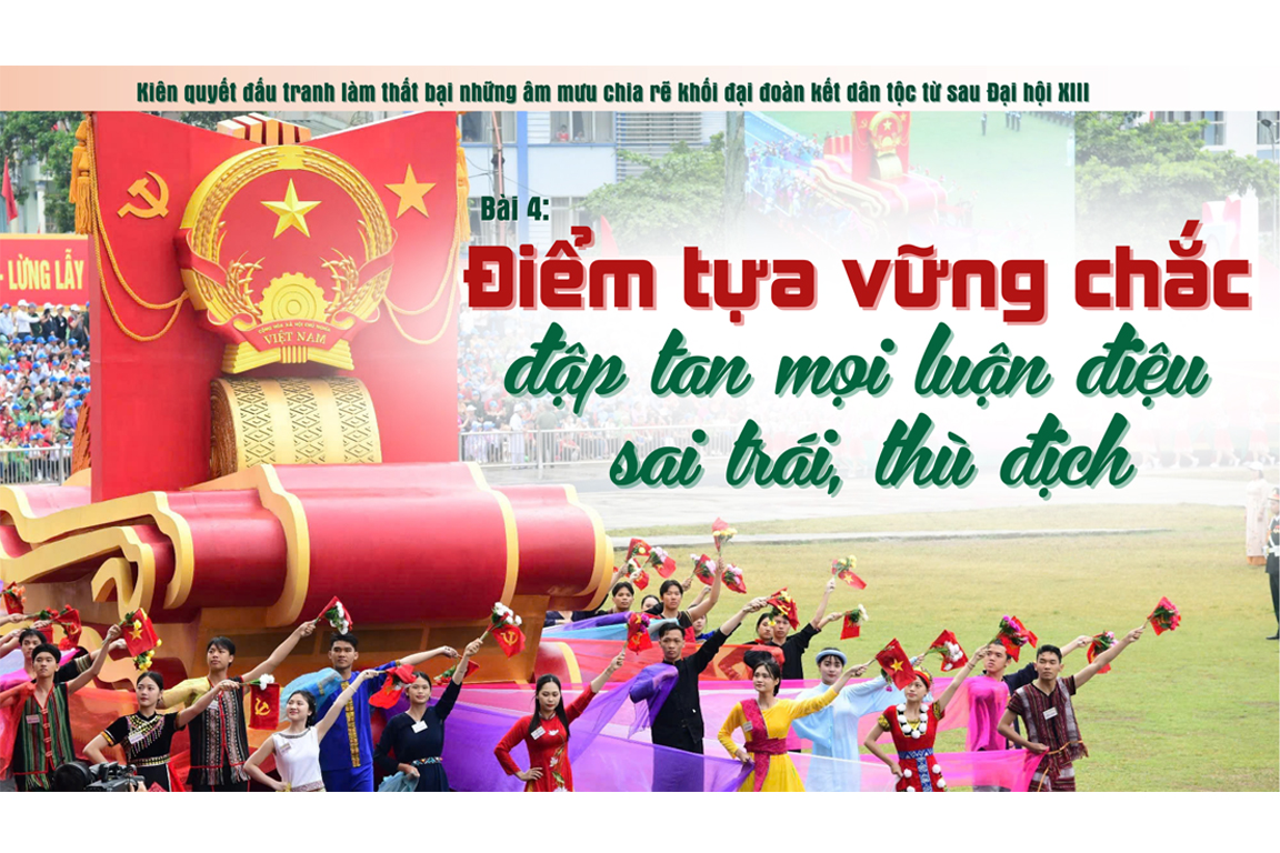 [Megastory] Bài 4 Điểm tựa vững chắc đập tan mọi luận điệu sai trái, thù địch