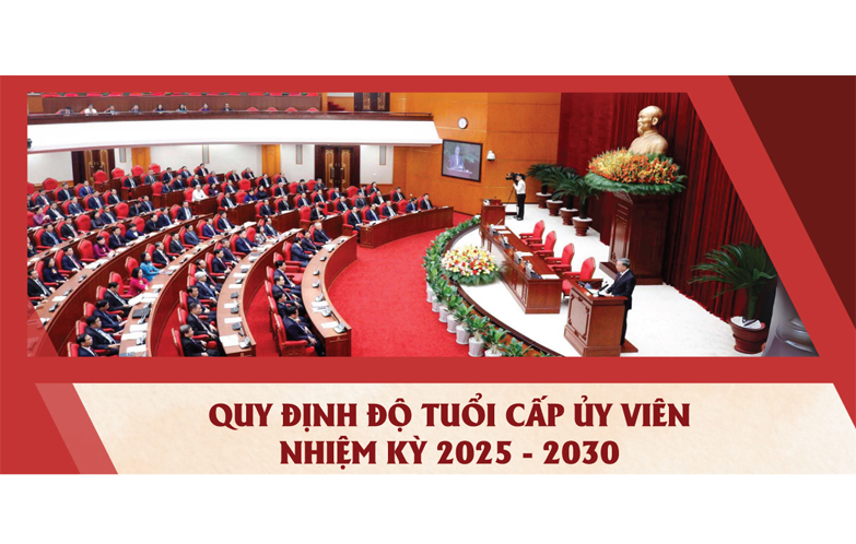 [Infographic] Quy định độ tuổi cấp ủy viên nhiệm kỳ 2025 - 2030