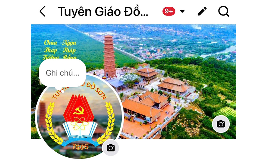 Facebook “Tuyên giáo Đồ Sơn” Kênh thông tin nhanh chóng và hiệu quả trong công tác tuyên truyền