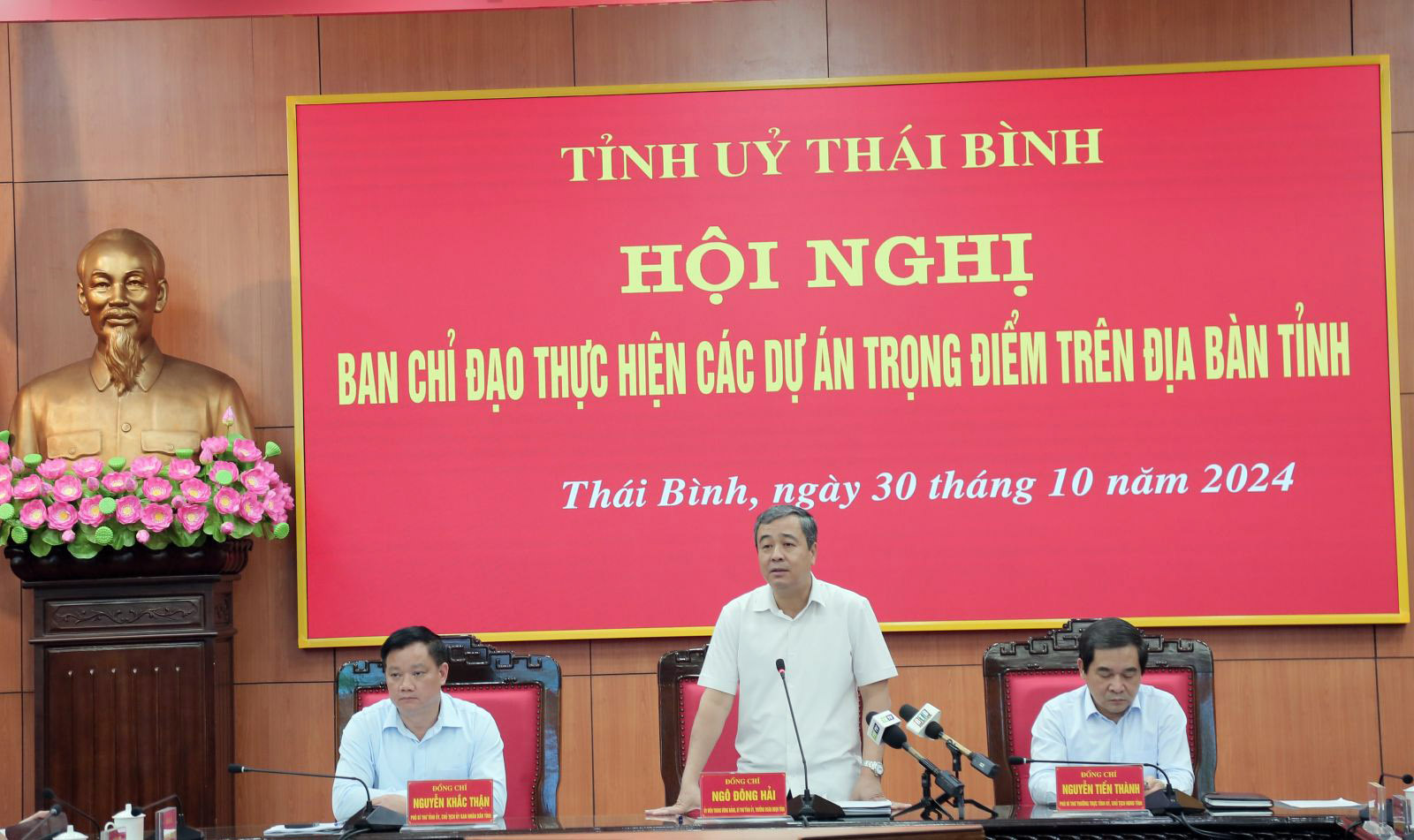 Thái Bình đẩy nhanh tiến độ các dự án trọng điểm trên địa bàn tỉnh