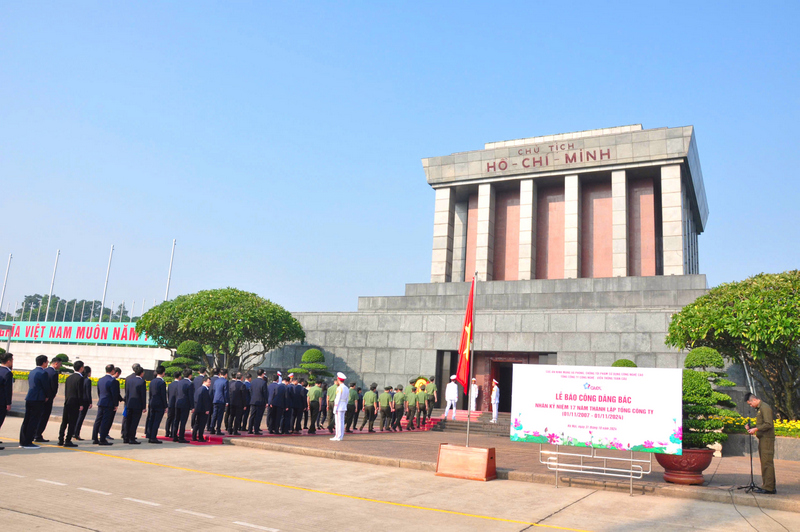 Tổng Công ty Công nghệ - Viễn thông Toàn cầu, Bộ Công an báo công dâng Bác