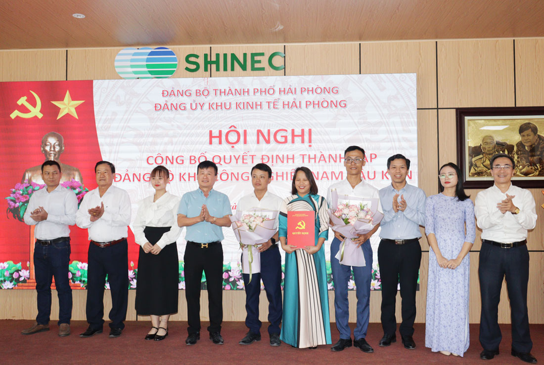 Hải Phòng quan tâm phát triển đảng viên tại doanh nghiệp trong khu công nghiệp