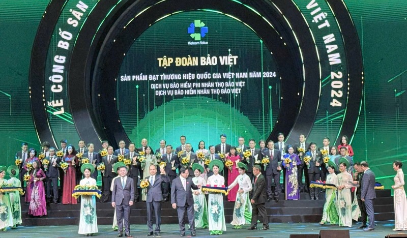 Bảo Việt liên tiếp đạt Thương hiệu quốc gia