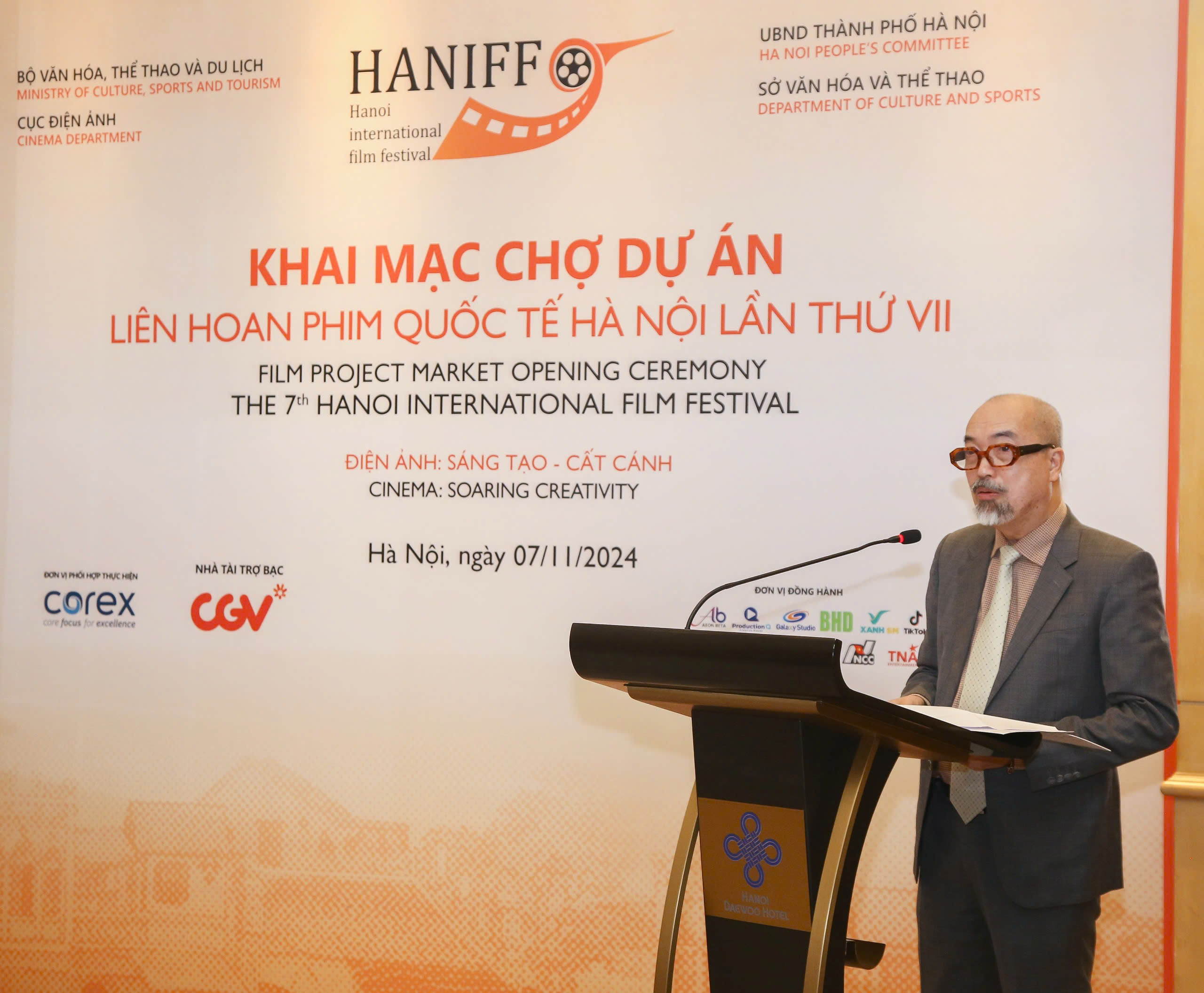 Khai mạc Chợ Dự án Liên hoan phim quốc tế Hà Nội 2024