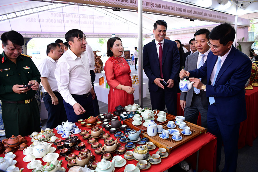 Quốc Oai đẩy mạnh kết nối giao thương các sản phẩm OCOP, làng nghề