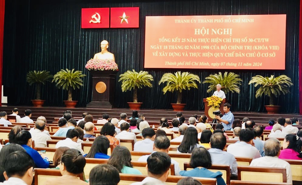 TP Hồ Chí Minh Tăng cường kiểm tra, giám sát về xây dựng và thực hiện quy chế dân chủ ở cơ sở