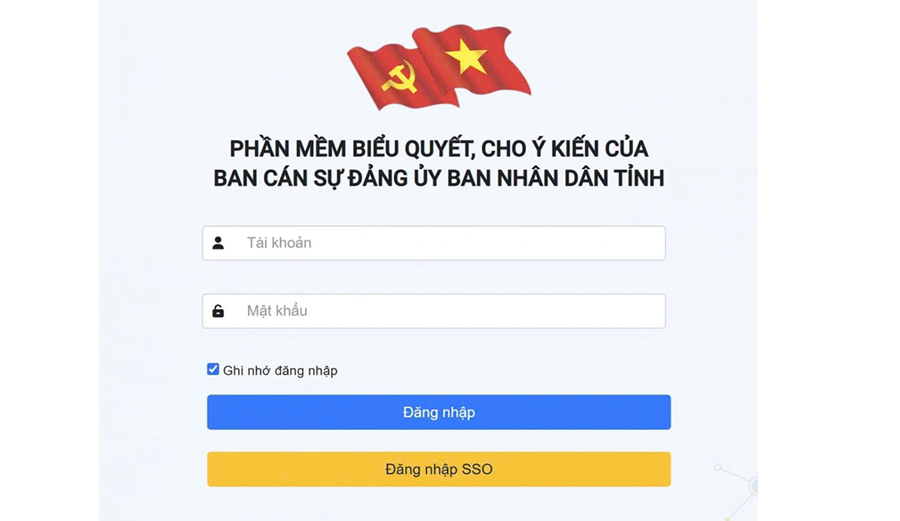 Yên Bái ứng dụng phòng họp số, phần mềm biểu quyết