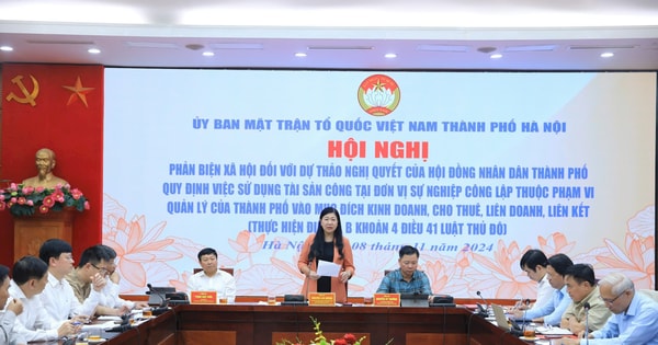 Hà Nội Phản biện xã hội dự thảo nghị quyết về sử dụng tài sản công