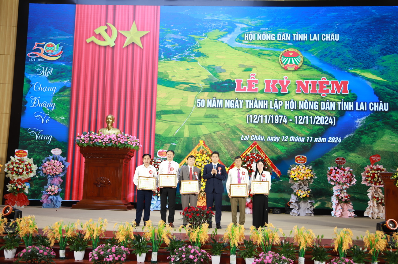 Long trọng kỷ niệm 50 năm thành lập Hội Nông dân tỉnh Lai Châu