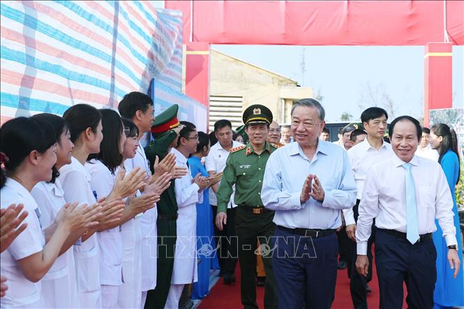 Tổng Bí thư Tô Lâm thăm và làm việc tại huyện đảo Bạch Long Vĩ Hải Phòng