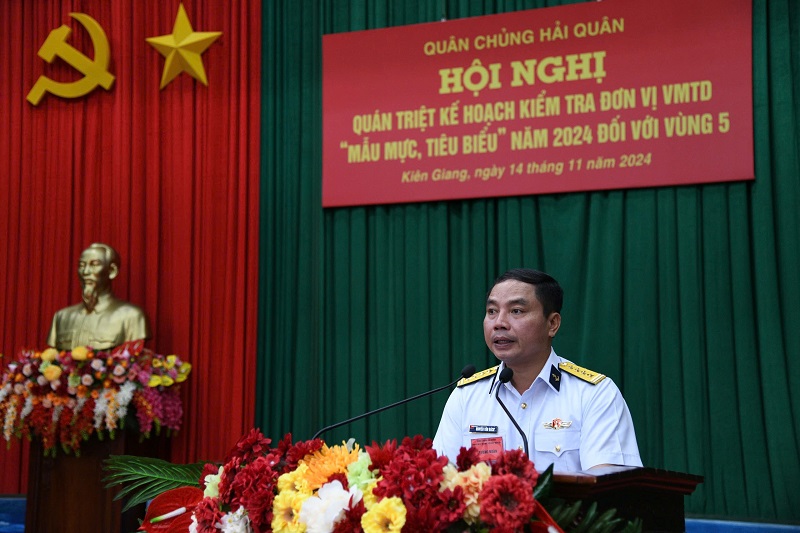 Vùng 5 Hải quân tăng cường xây dựng đơn vị vững mạnh toàn diện