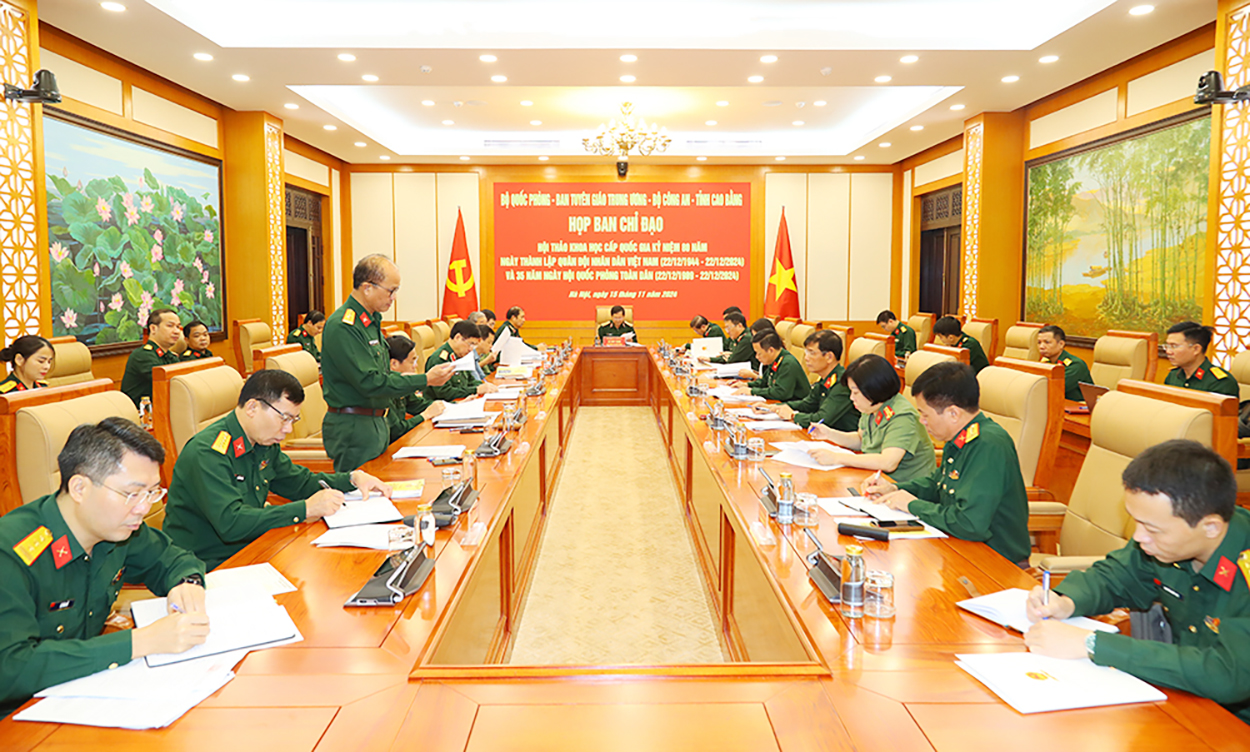 Chuẩn bị Hội thảo khoa học cấp quốc gia kỷ niệm 80 năm Ngày thành lập QĐND Việt Nam