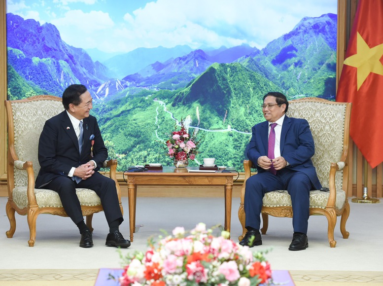 Thủ tướng Phạm Minh Chính tiếp Thống đốc tỉnh Kanagawa