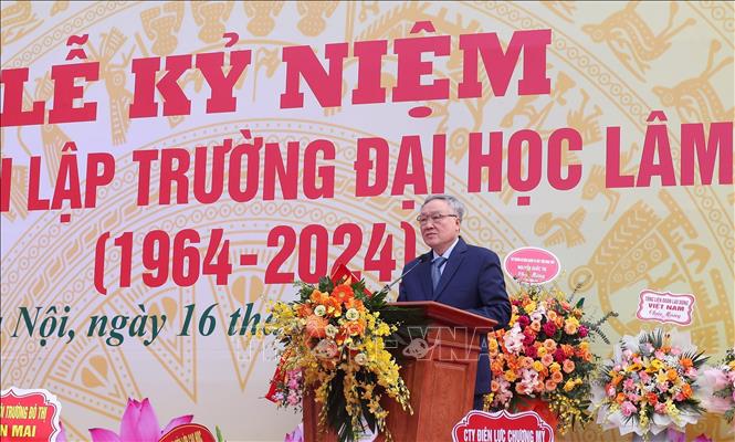 Trường Đại học Lâm nghiệp phải là cơ sở đào tạo hàng đầu Việt Nam về lĩnh vực lâm nghiệp