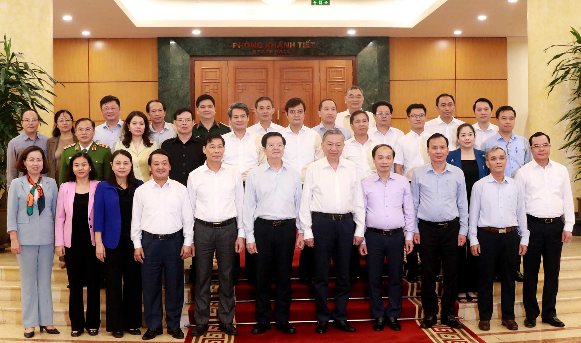 Tổng Bí thư Tô Lâm chủ trì cuộc làm việc với Ban Dân vận Trung ương