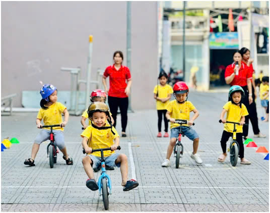 Sôi nổi Chương trình “Bé vui hội cùng cô” tại Trường Mầm non Bình Minh