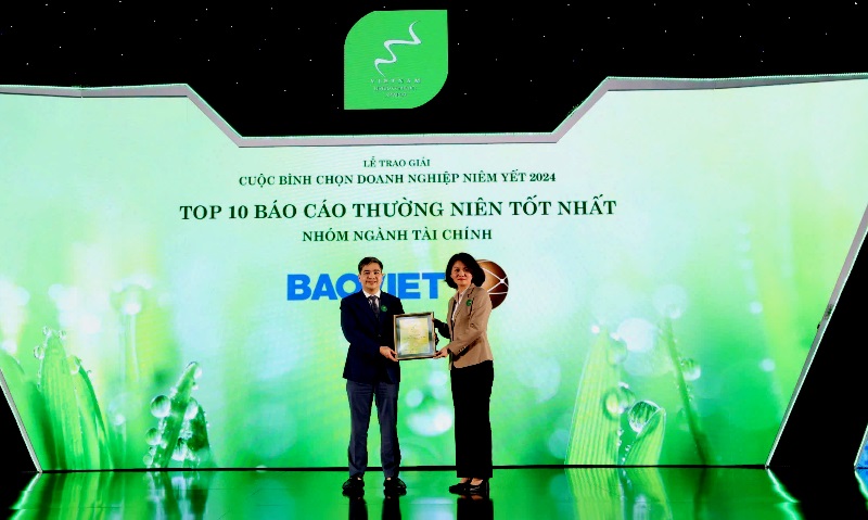 Bảo Việt Doanh nghiệp niêm yết xuất sắc trong minh bạch thông tin năm 2024