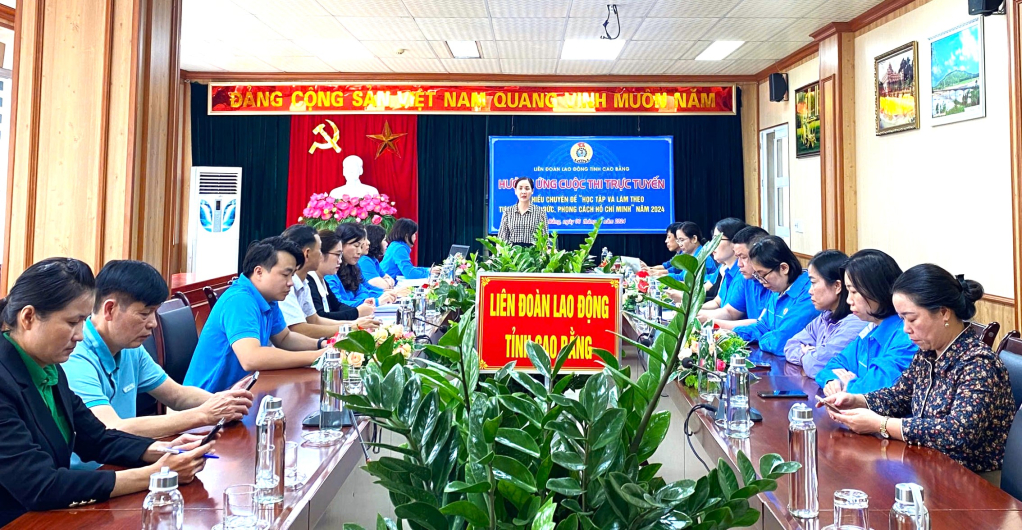 Cao Bằng 28 321 bài dự thi trắc nghiệm trực tuyến về Chủ tịch Hồ Chí Minh