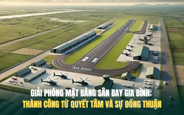 Giải phóng mặt bằng Sân bay Gia Bình Thành công từ quyết tâm và sự đồng thuận