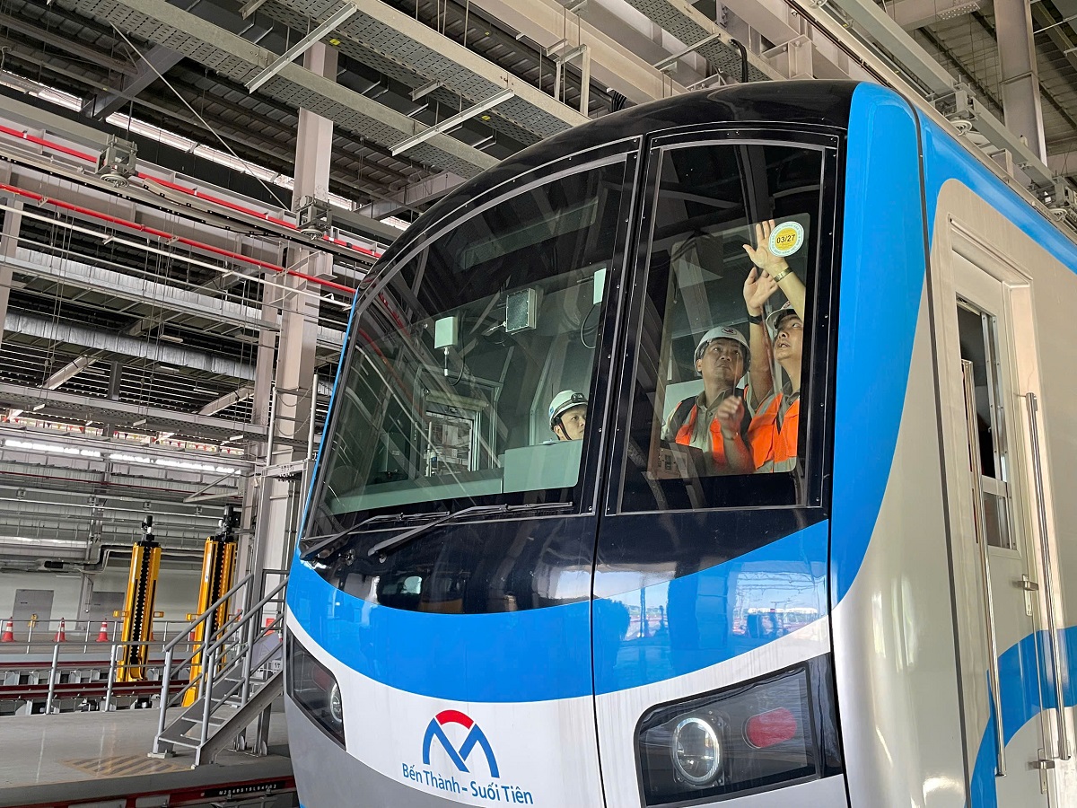 Tàu metro tuyến Bến Thành - Suối Tiên được cấp chứng nhận an toàn