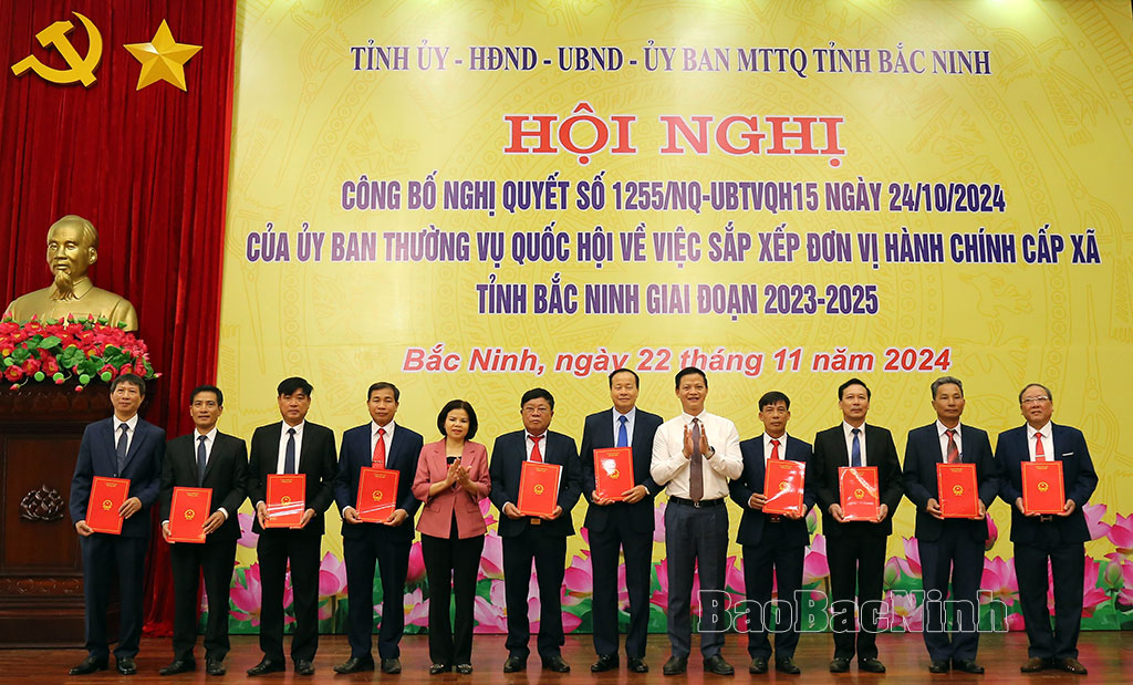 Sau sắp xếp, Bắc Ninh giảm 5 đơn vị hành chính cấp xã