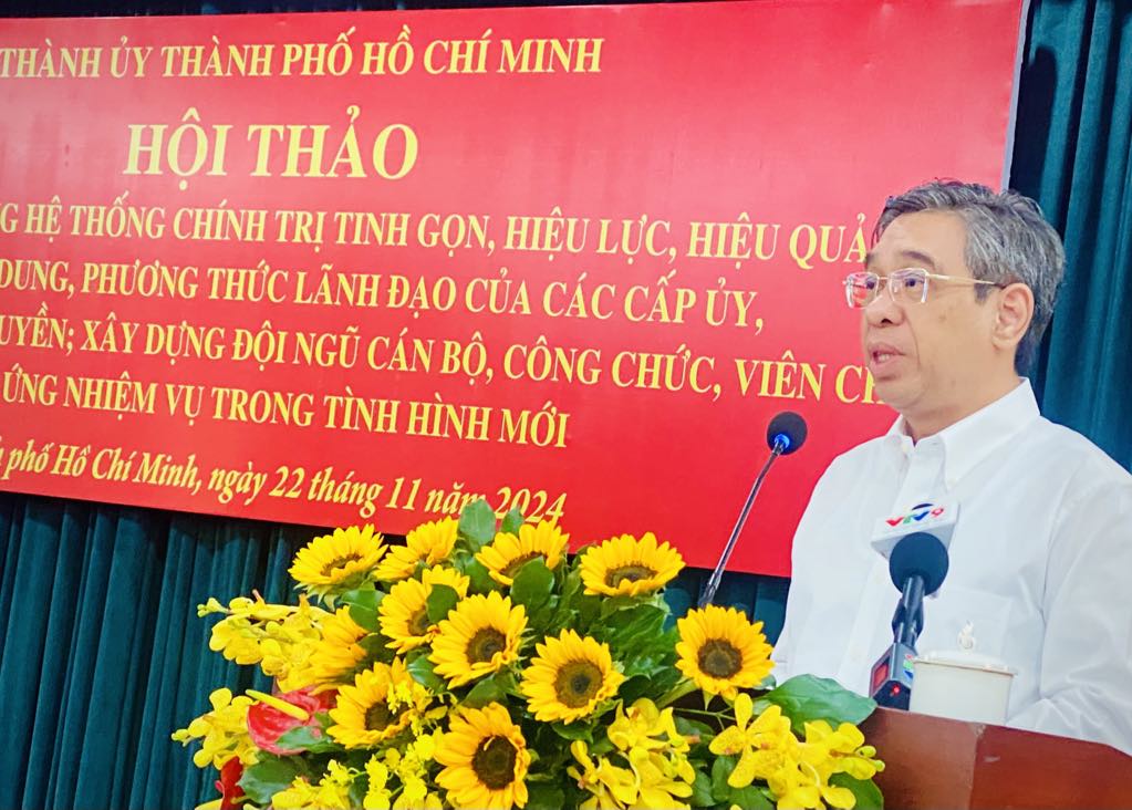 Tiếp tục xây dựng hệ thống chính trị tinh gọn, hiệu lực, hiệu quả