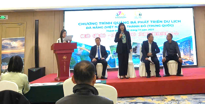 Đẩy mạnh hợp tác về du lịch giữa TP Đà Nẵng và Thành Đô Trung Quốc