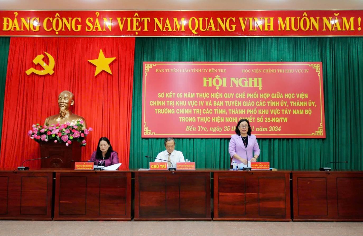 Sơ kết 5 năm thực hiện Quy chế phối hợp thực hiện Nghị quyết 35-NQ TW của Bộ Chính trị