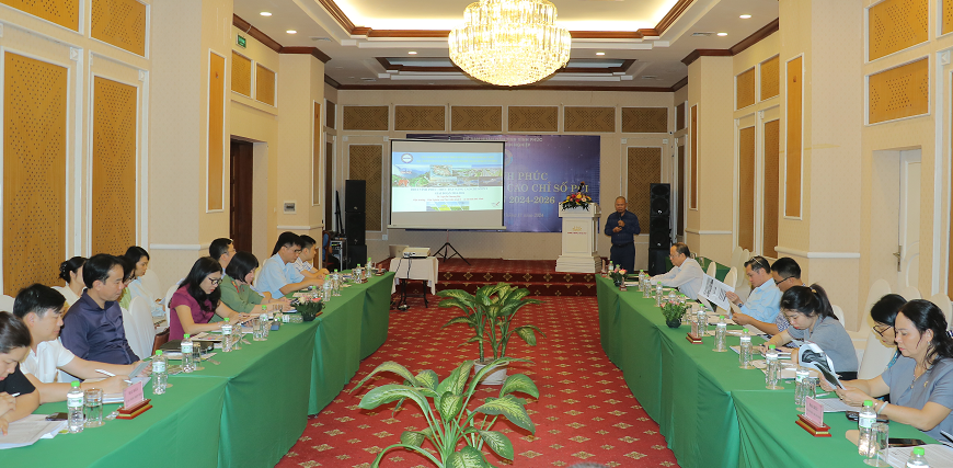Vĩnh Phúc Tập huấn nâng cao chỉ số DDCI năm 2024 cho khối sở, ngành, huyện, thành phố