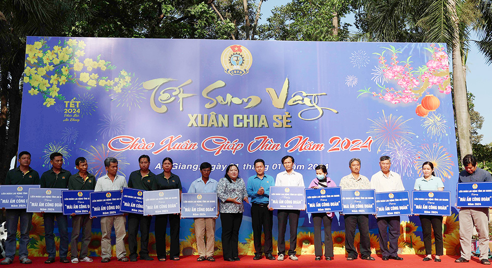 An Giang Tập trung chăm lo Tết cho đoàn viên, người lao động có hoàn cảnh khó khăn