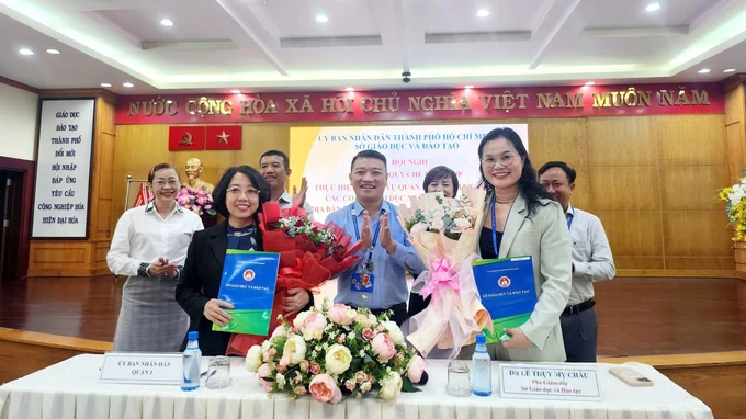 TP Hồ Chí Minh Ký kết quy chế phối hợp quản lý cơ sở giáo dục ngoài công lập