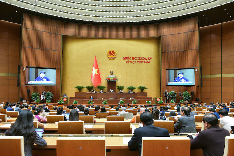 Thông cáo báo chí số 27, Kỳ họp thứ 8, Quốc hội khóa XV