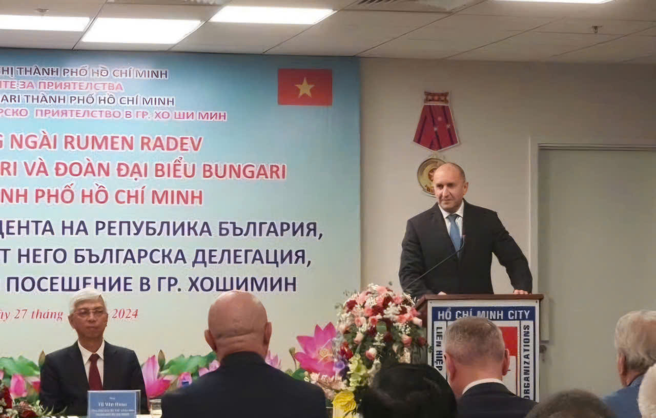 Tổng thống Bulgaria thăm Liên hiệp các tổ chức hữu nghị TP Hồ Chí Minh