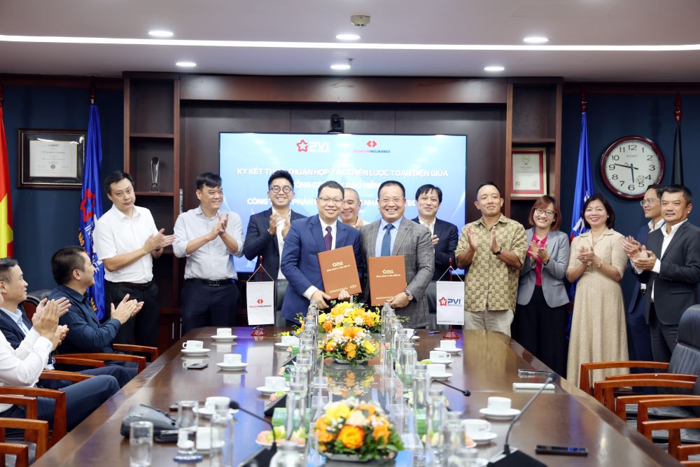 Bảo hiểm PVI ký kết hợp tác chiến lược toàn diện với Bảo hiểm phi nhân thọ Techcom