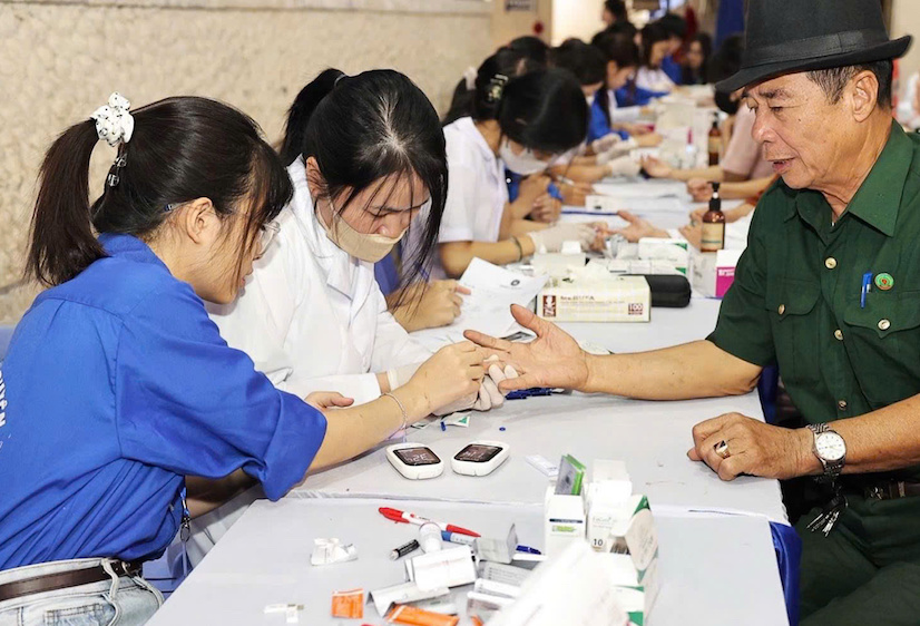 4 600 người dân ở 04 tỉnh, thành phố được khám, cấp phát thuốc miễn phí