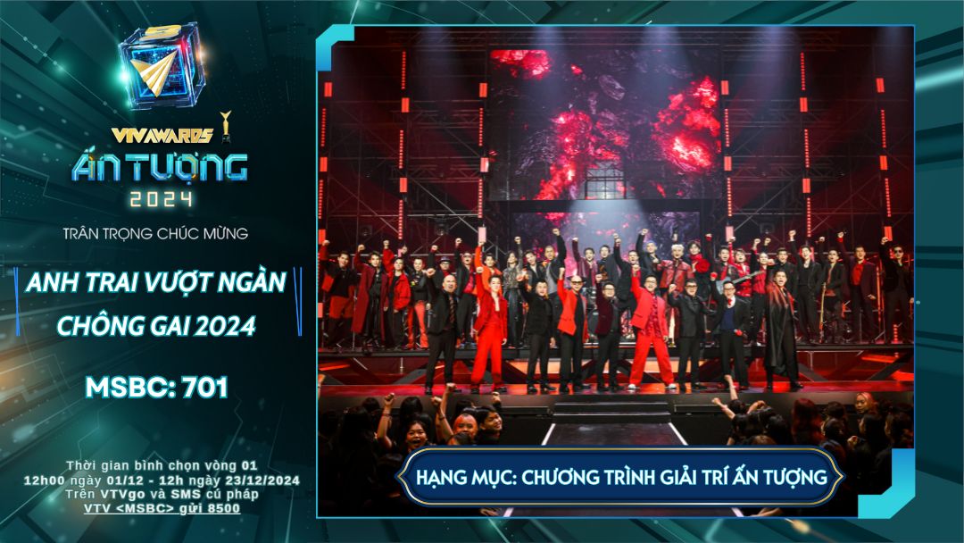 Giải thưởng Ấn tượng VTV - VTV Awards 2024 chính thức bước vào vòng bình chọn