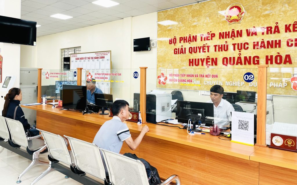 Huyện Quảng Hòa thúc đẩy chuyển đổi số hướng tới xây dựng huyện thông minh