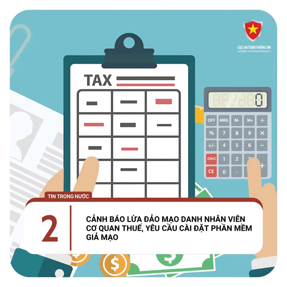 Cảnh giác với thủ đoạn giả mạo nhân viên cơ quan Thuế