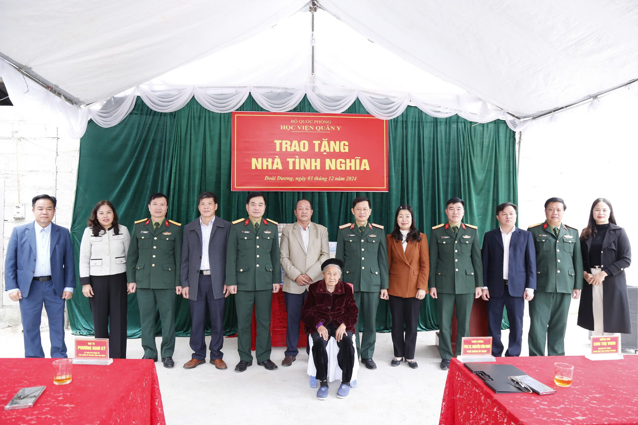 Học viện Quân y tổ chức nhiều hoạt động ý nghĩa tại huyện Trùng Khánh