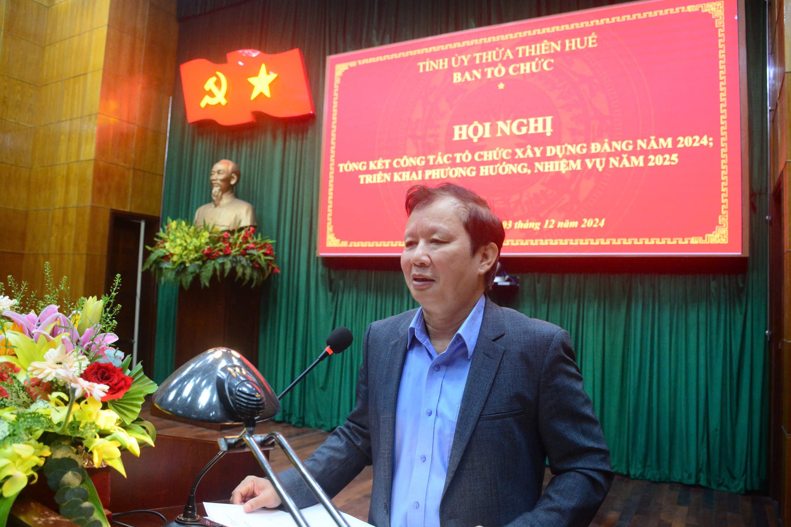 Thừa Thiên Huế Tổng kết công tác tổ chức – xây dựng Đảng năm 2024