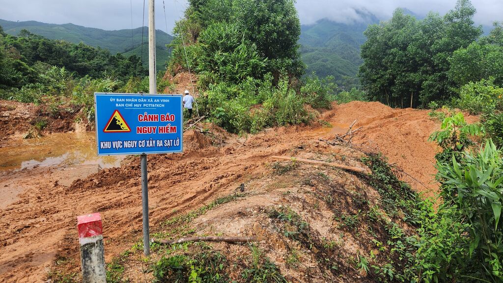 Bình Định khẩn trương khắc phục các điểm sạt lở ở huyện An Lão