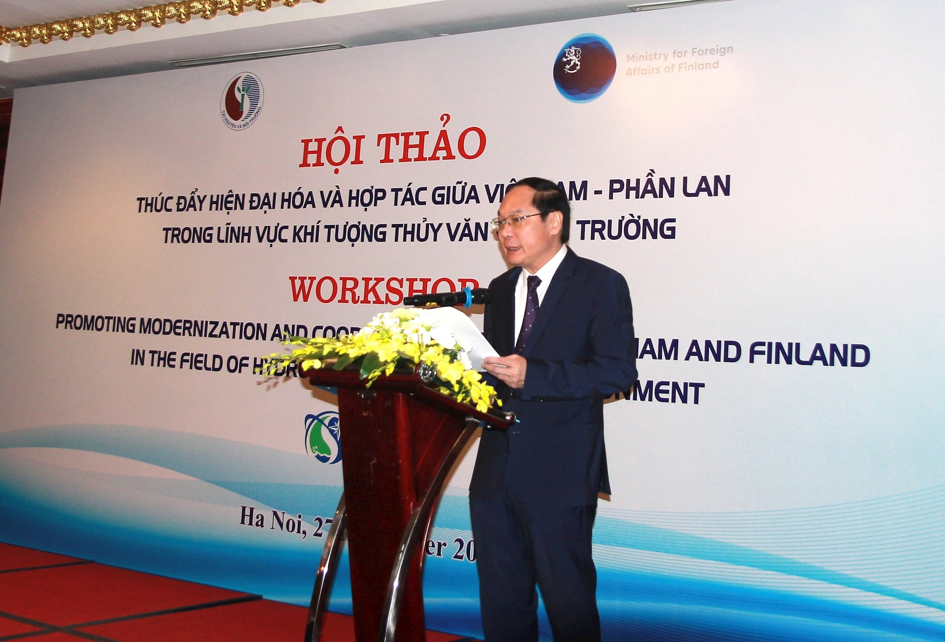 Việt Nam - Phần Lan thúc đẩy hợp tác về khí tượng thủy văn và môi trường